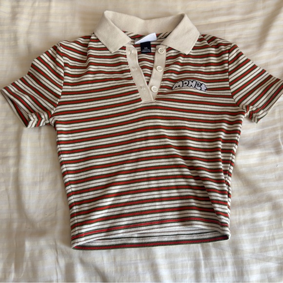 Zumiez Multicolor Striped Crop Top - Picture 1 of 1
